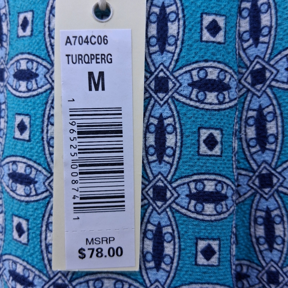 Max Studio Blue Patterned Pantsuit - image 2